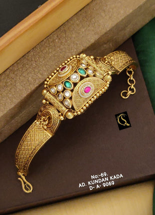 Gold-Plated American Diamond Bangles
