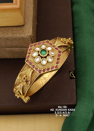 Kundan Pearl Bangles