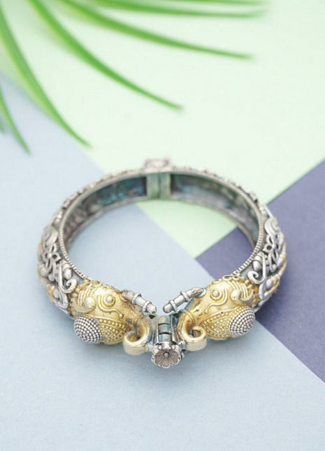 American Diamond Gold-Plated Bracelet