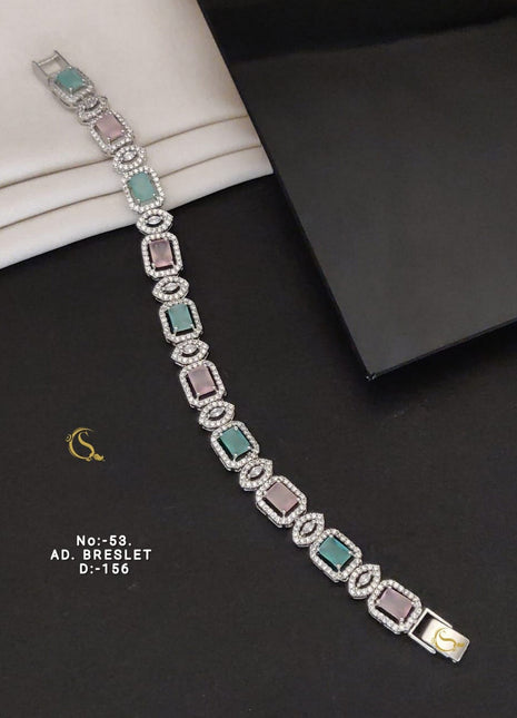 American Diamond Classic Pastel Bracelet