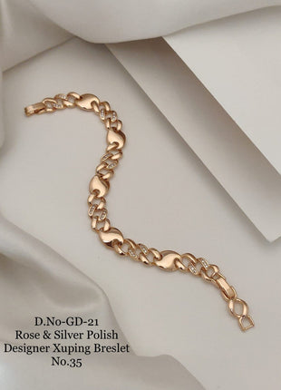 Textured Rectangle Designer Bracelet