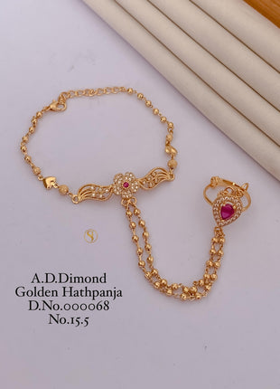 Golden Hathpanja Bracelet
