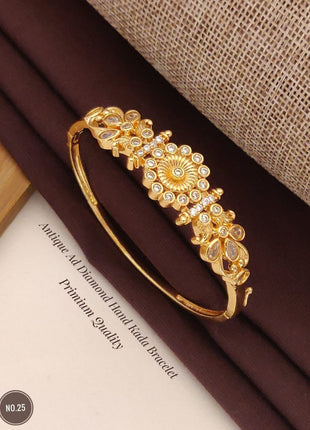 Gold Plated Broad Chain Bracelet