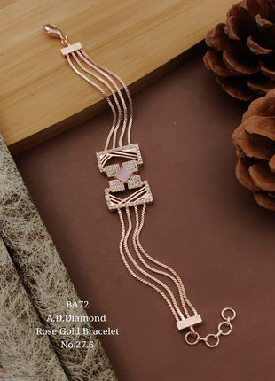 American Diamond Chain Bracelet