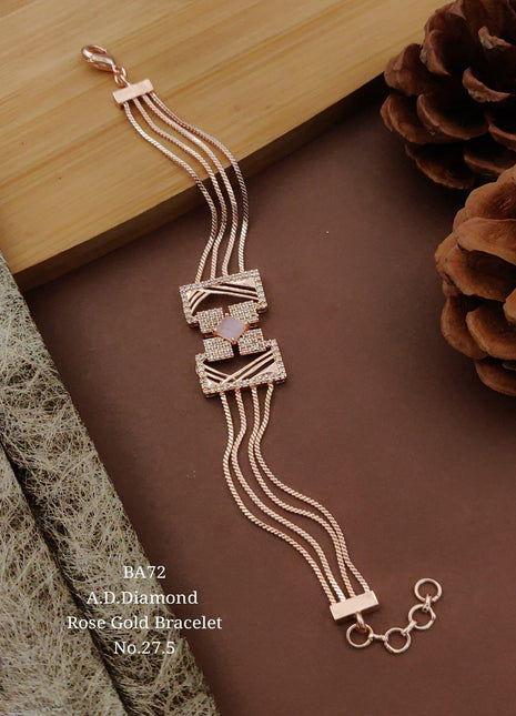 American Diamond Chain Bracelet