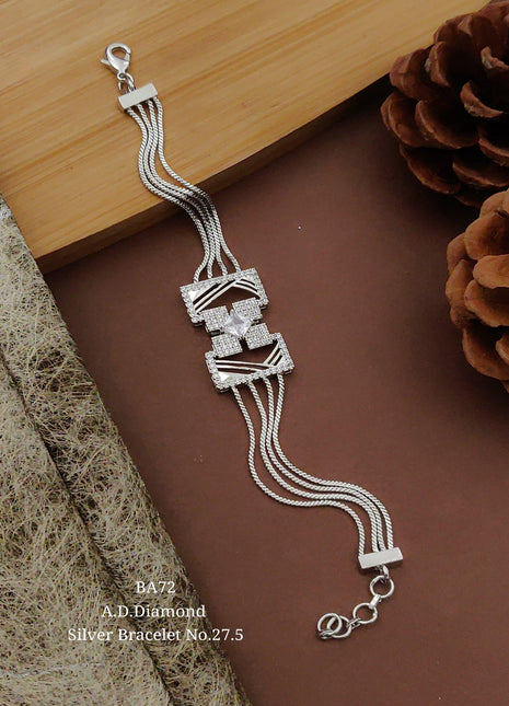 Pearl Drop Chain Bracelet