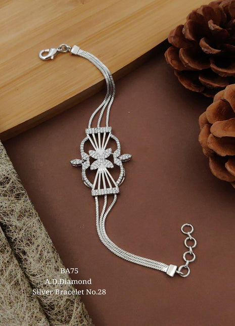 Antique Kundan Broad Bangle with Ruby Stones