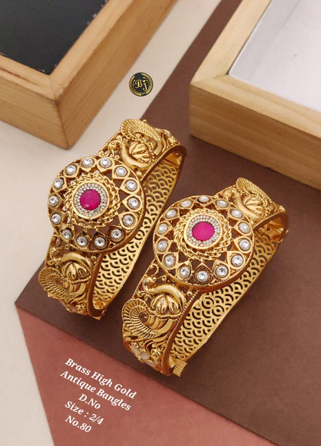 Antique Bangles with Intricate Detailing