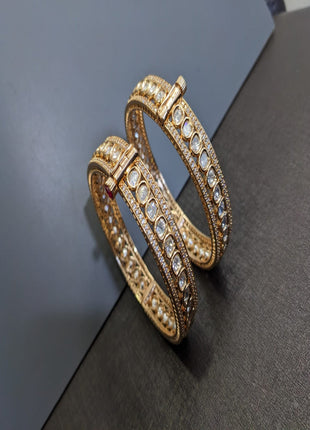 Pearl Embellished Oxidized Bracelet