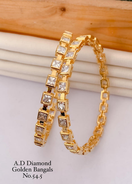 Oxidized Pearl Bangles