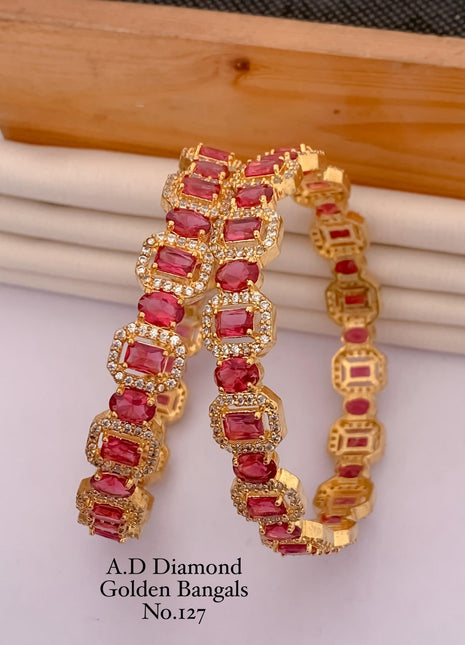 Gold-Plated Kundan Bracelet