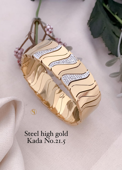 American Diamond Bracelet with Pearls