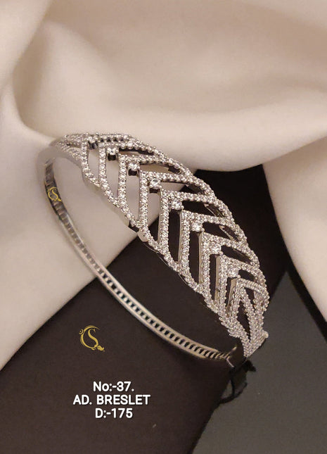 Pearl-Encrusted Designer Bangles