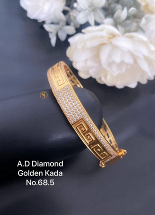 Floral Fusion Oxidized Kada