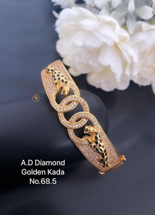 Grecian Pattern A.D American Diamond Kada